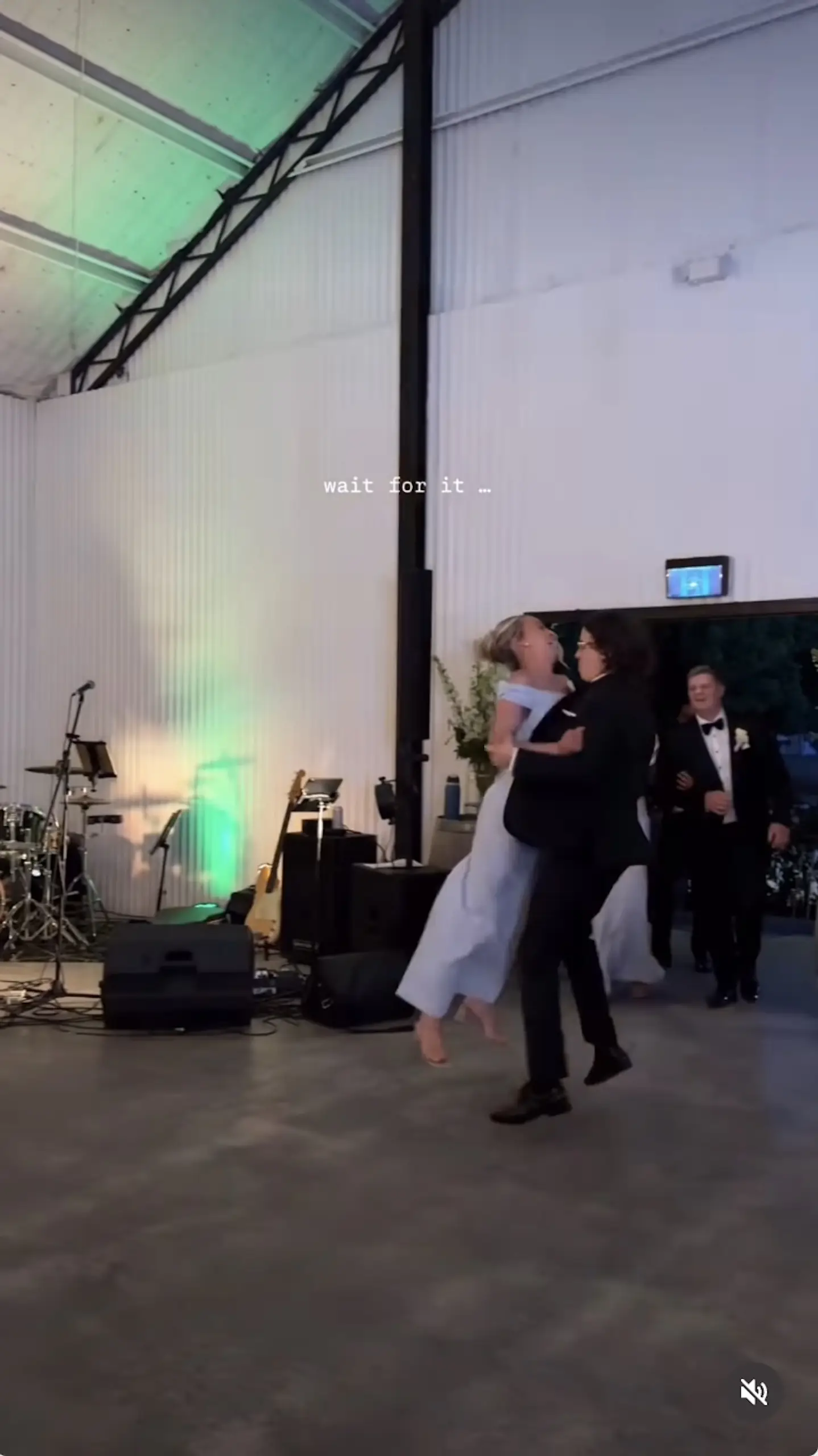 Bridesmaid goes viral after excruciating wardrobe malfunction during wedding dance - but handles it perfectly
