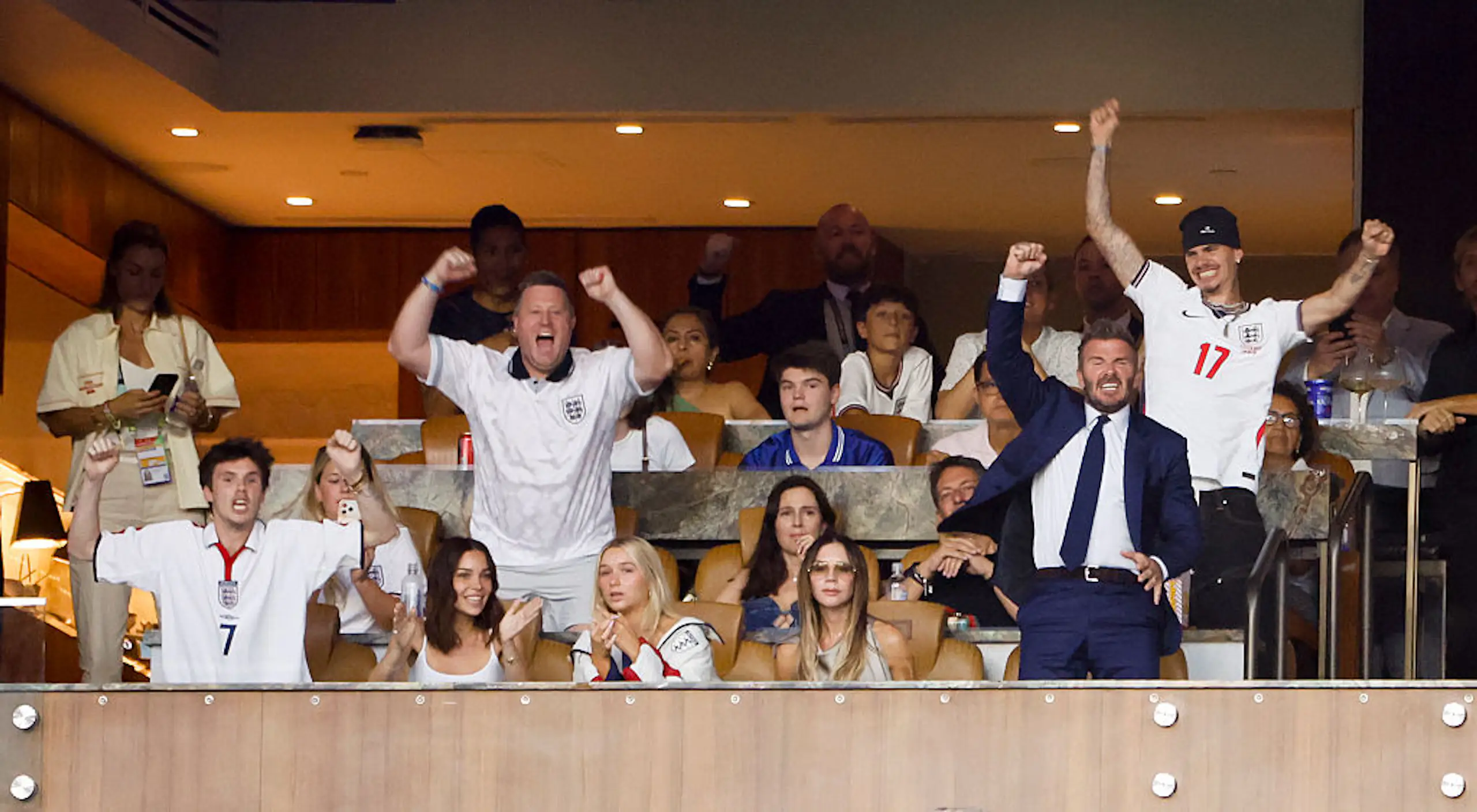 David Beckham responds as wife Victoria faces backlash over moment during England World Cup game