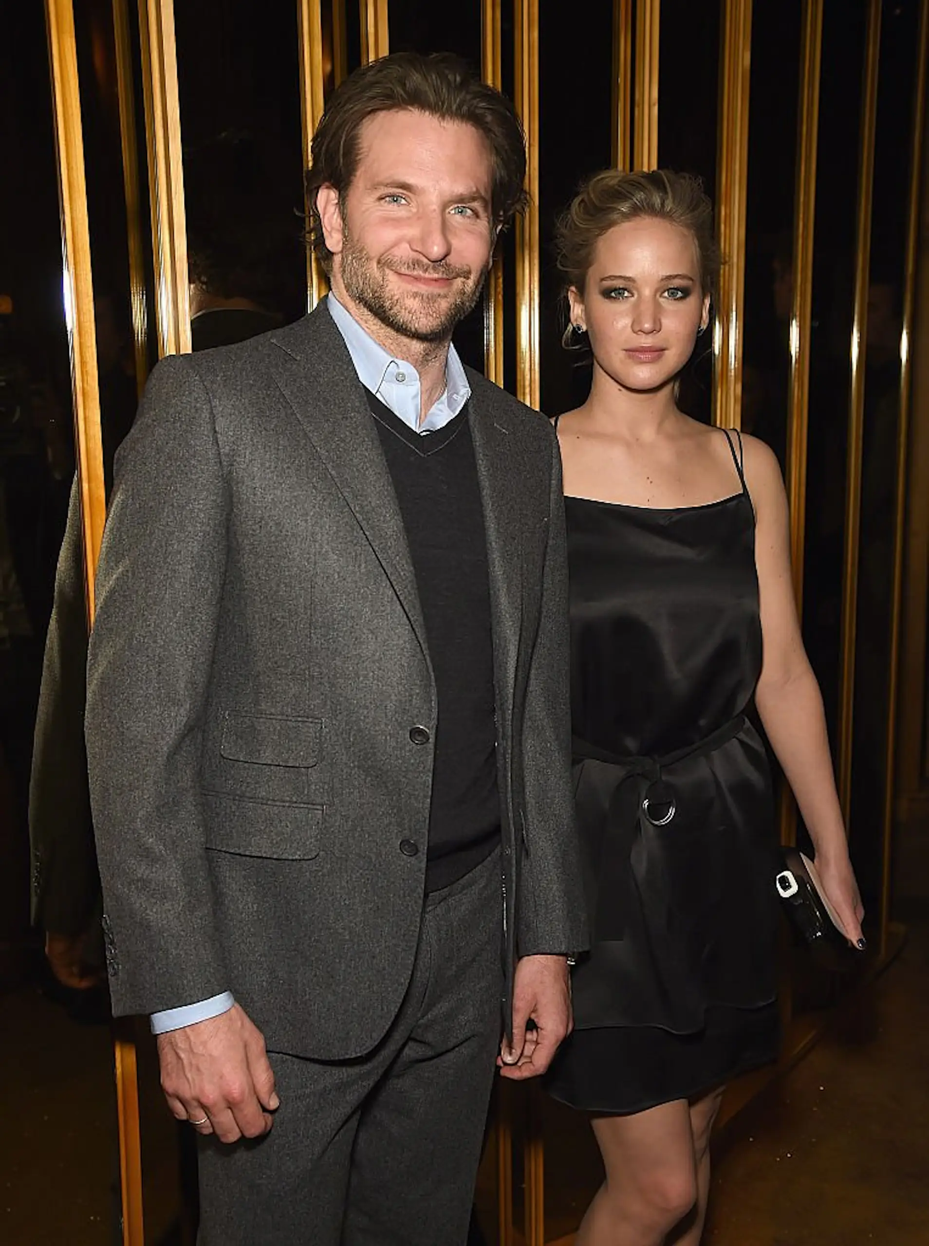 Bradley Cooper was forced to explain why he and Jennifer Lawrence would 'never' sleep together