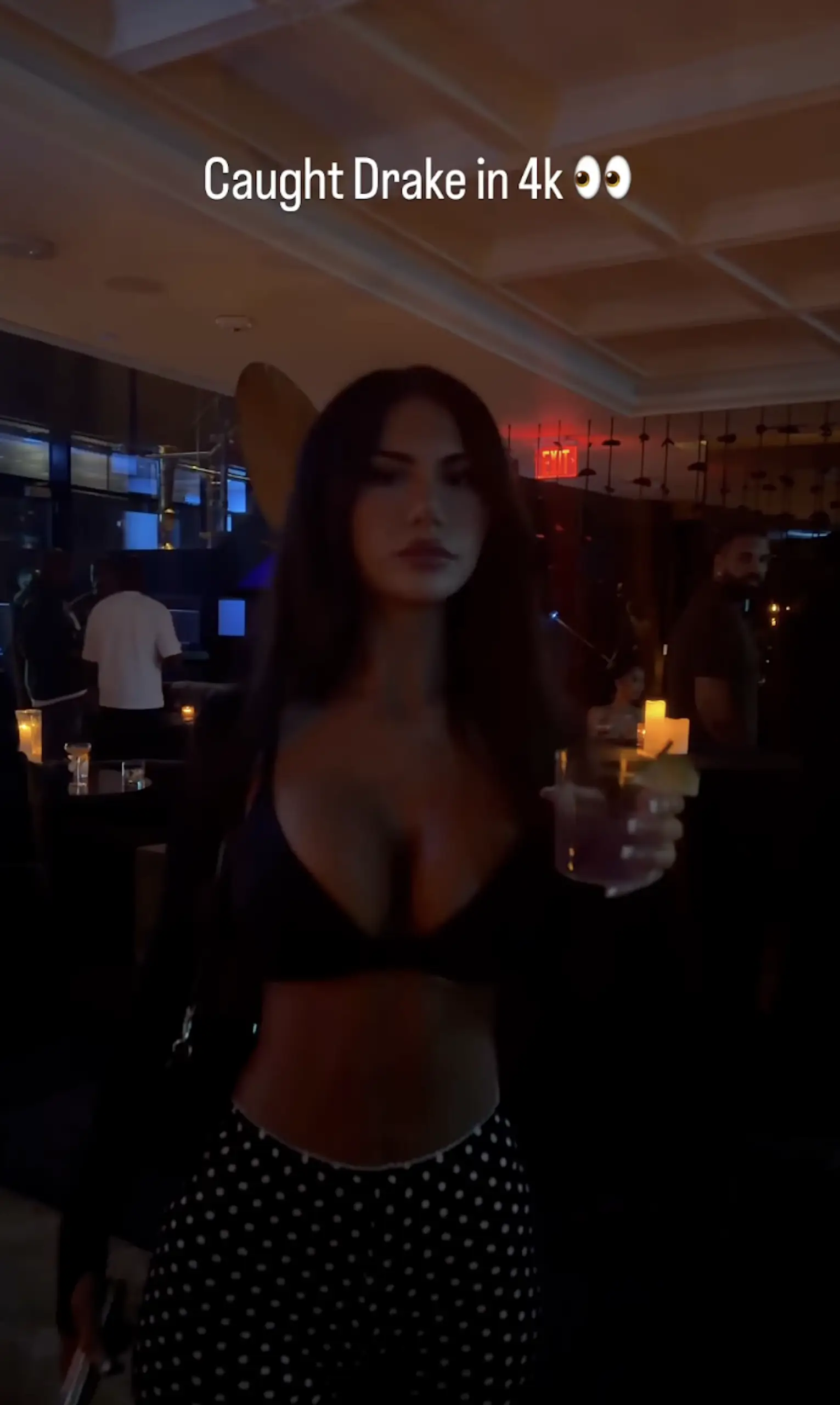 Drake responds after woman catches him staring at her in viral video and she may wish she never posted it