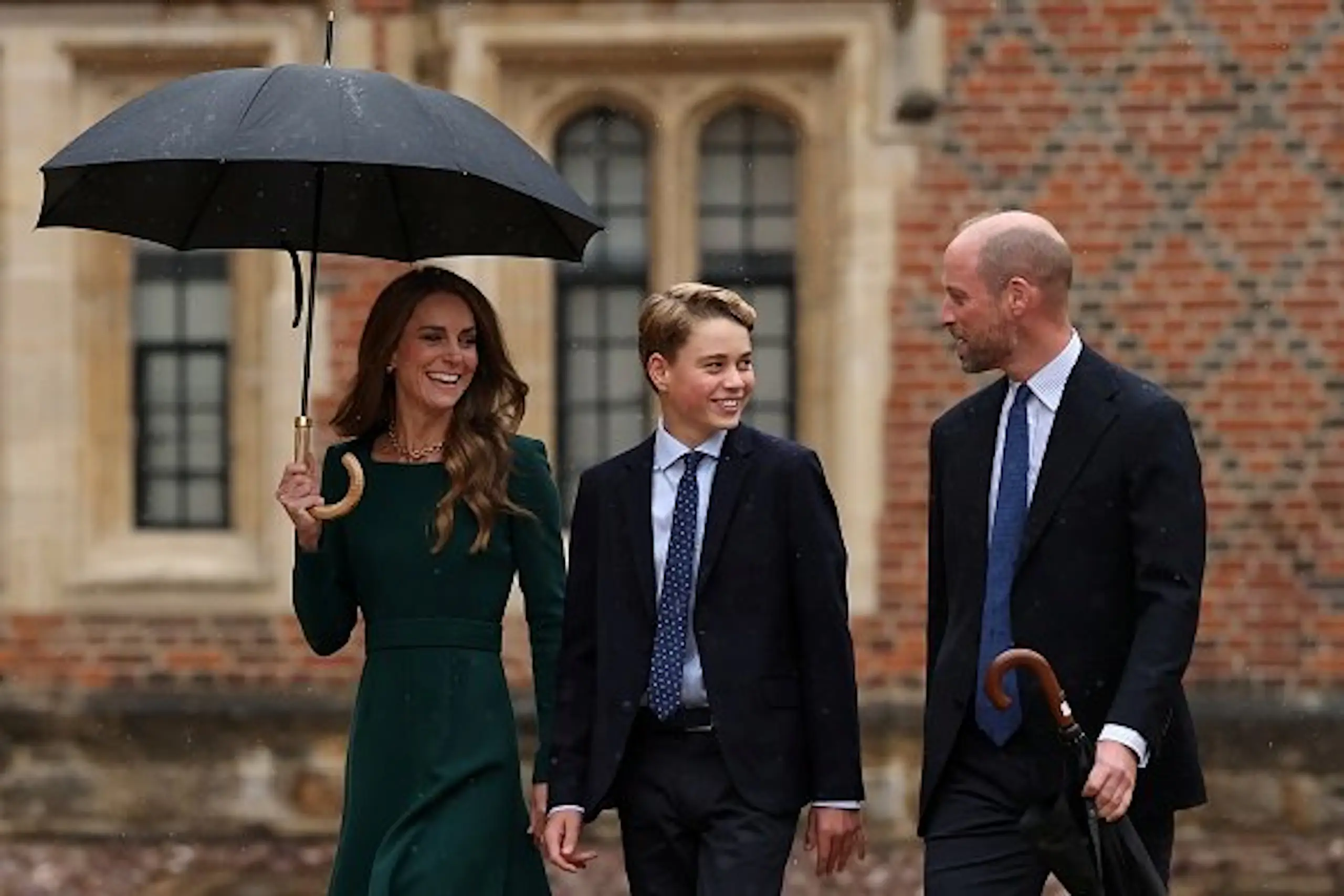 Prince George’s official Eton College portrait has left royal fans making the same observation
