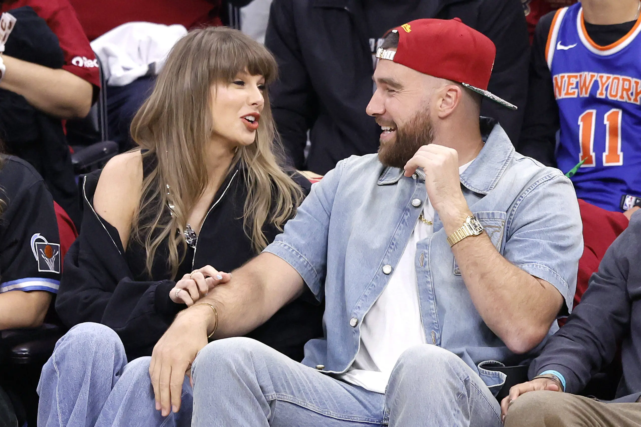 Taylor Swift and Travis Kelce's wedding guest list - all the stars seen attending Madison Square Garden