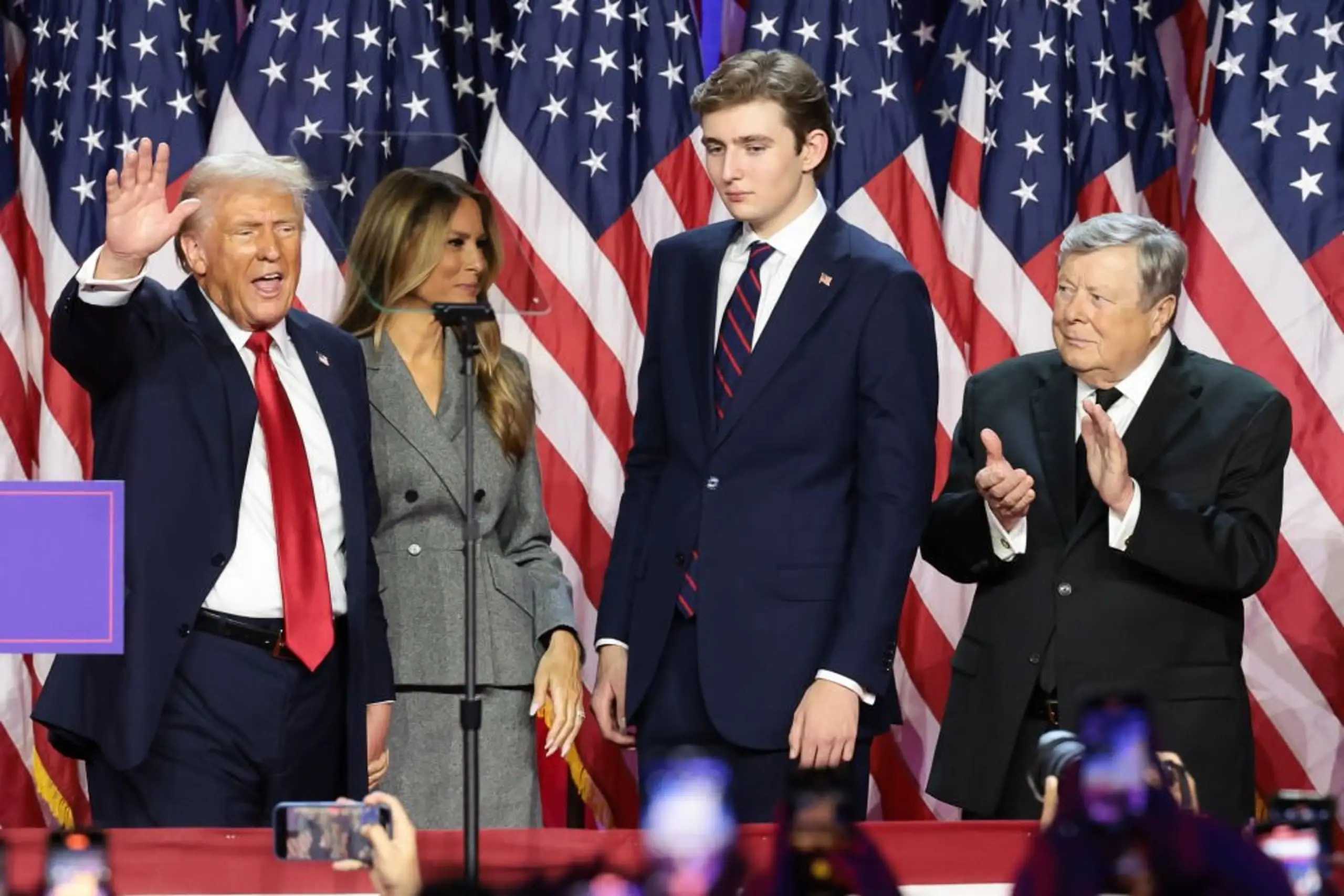 Barron is the only son of Donald and Melania Credit: Win McNamee / Getty