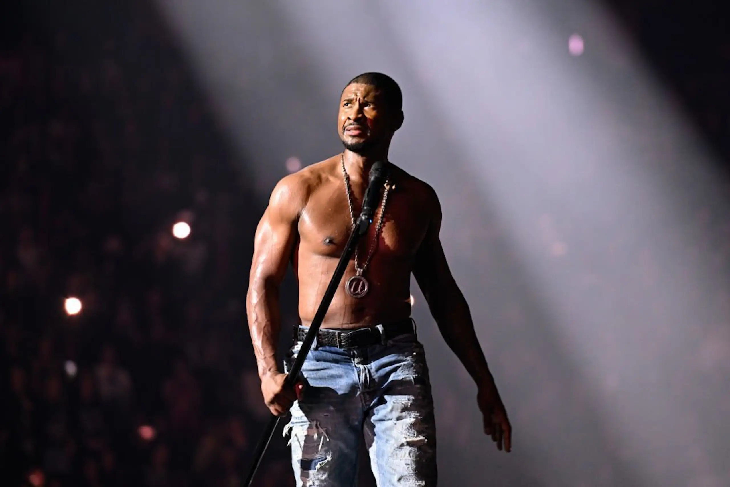 Things took an unexpected turn at Usher's concert. Credit: Denise Truscello / Getty