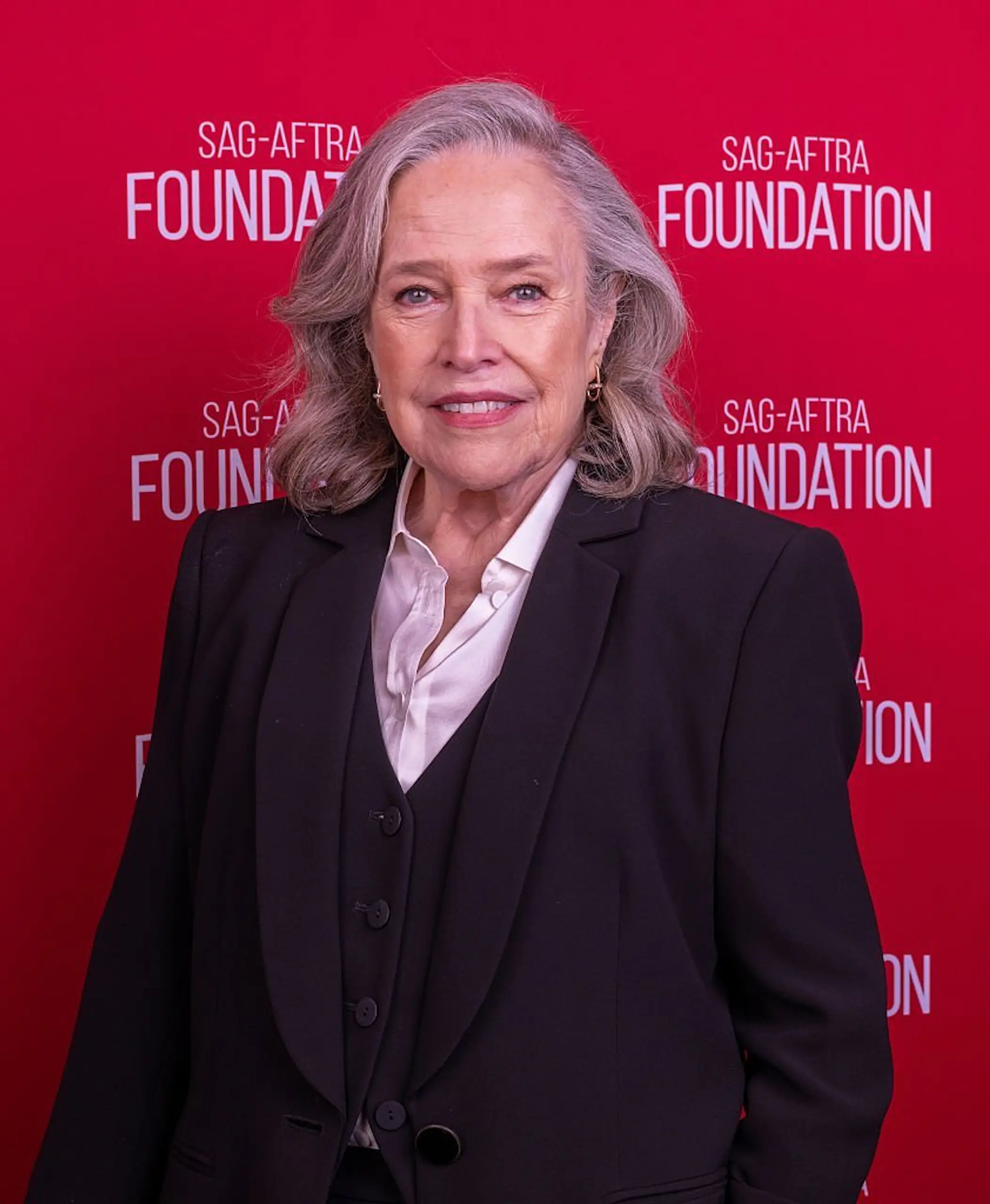 Kathy Bates clarified that Ozempic only helped with the final stage of her 100-pound weight-loss journey. Credit: 	Amanda Edwards / Getty
