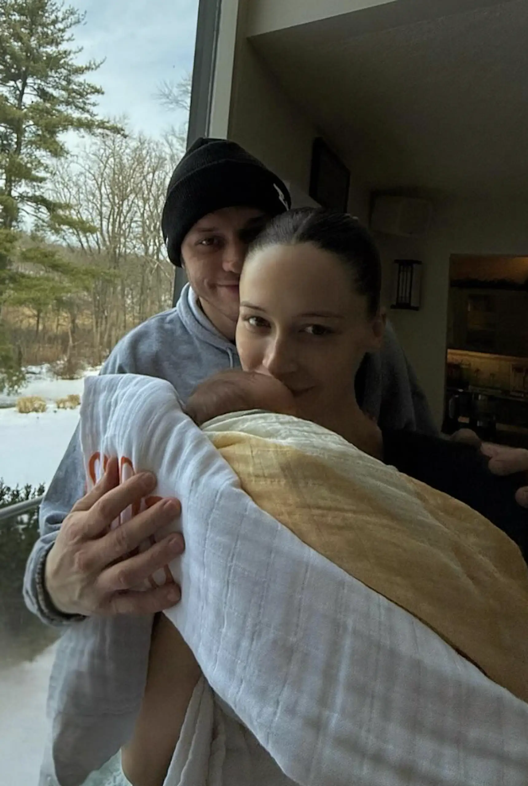 Pete Davidson and his girlfriend, Elsie Hewitt, welcomed a baby girl into the world in December 2025. Credit: Instagram/@elsie