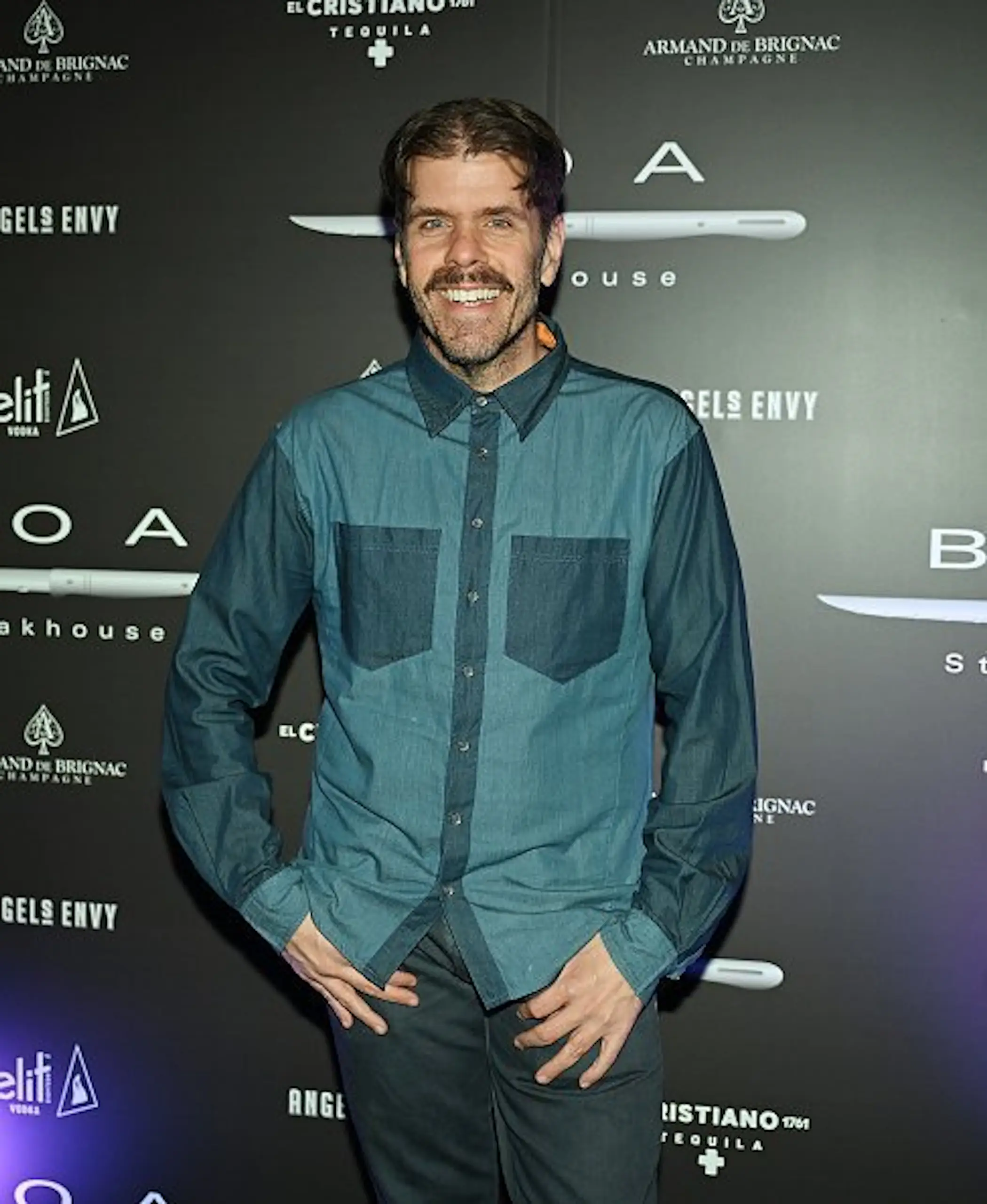 Perez Hilton has been hospitalized after allegedly self-harming on a livestream. Credit: Denise Truscello/Getty Images for BOA Steakhouse Las Vegas