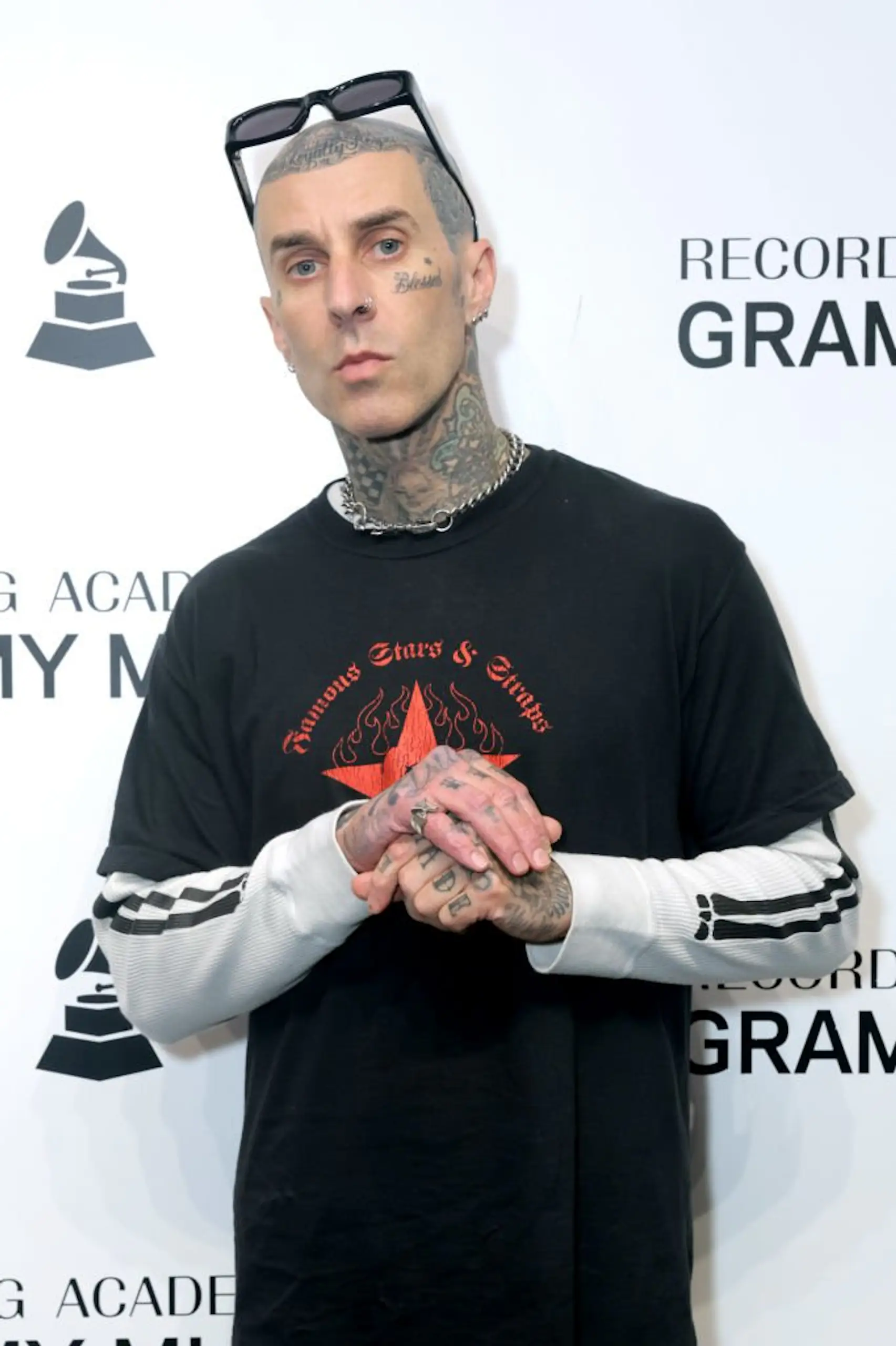 Travis Barker has got people talking over his latest post. Credit: Rebecca Sapp/Getty Images for The Recording Academy