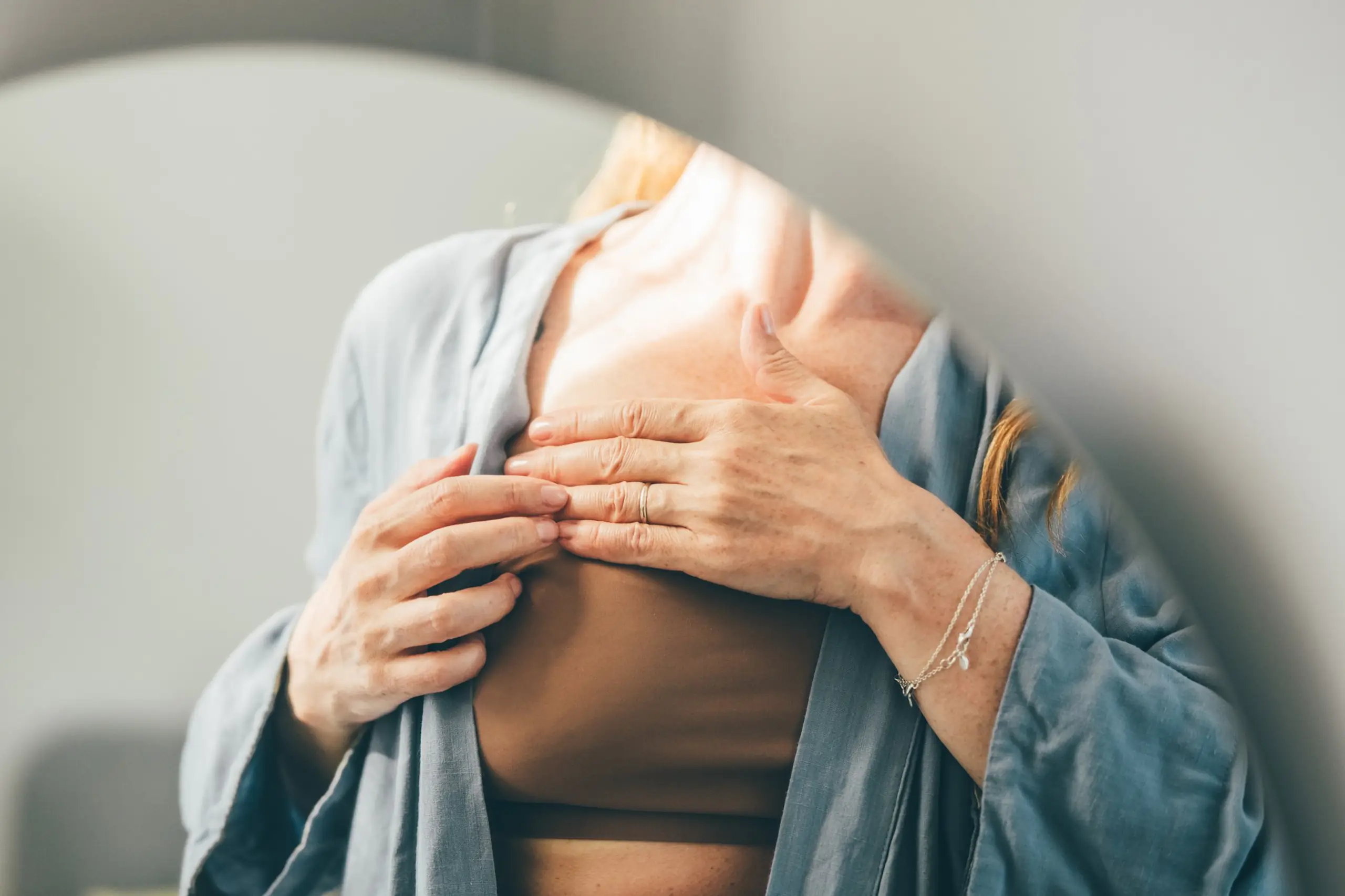 Any changes to the breasts should be checked by a doctor. Credit: 	Curly_photo/Getty Images