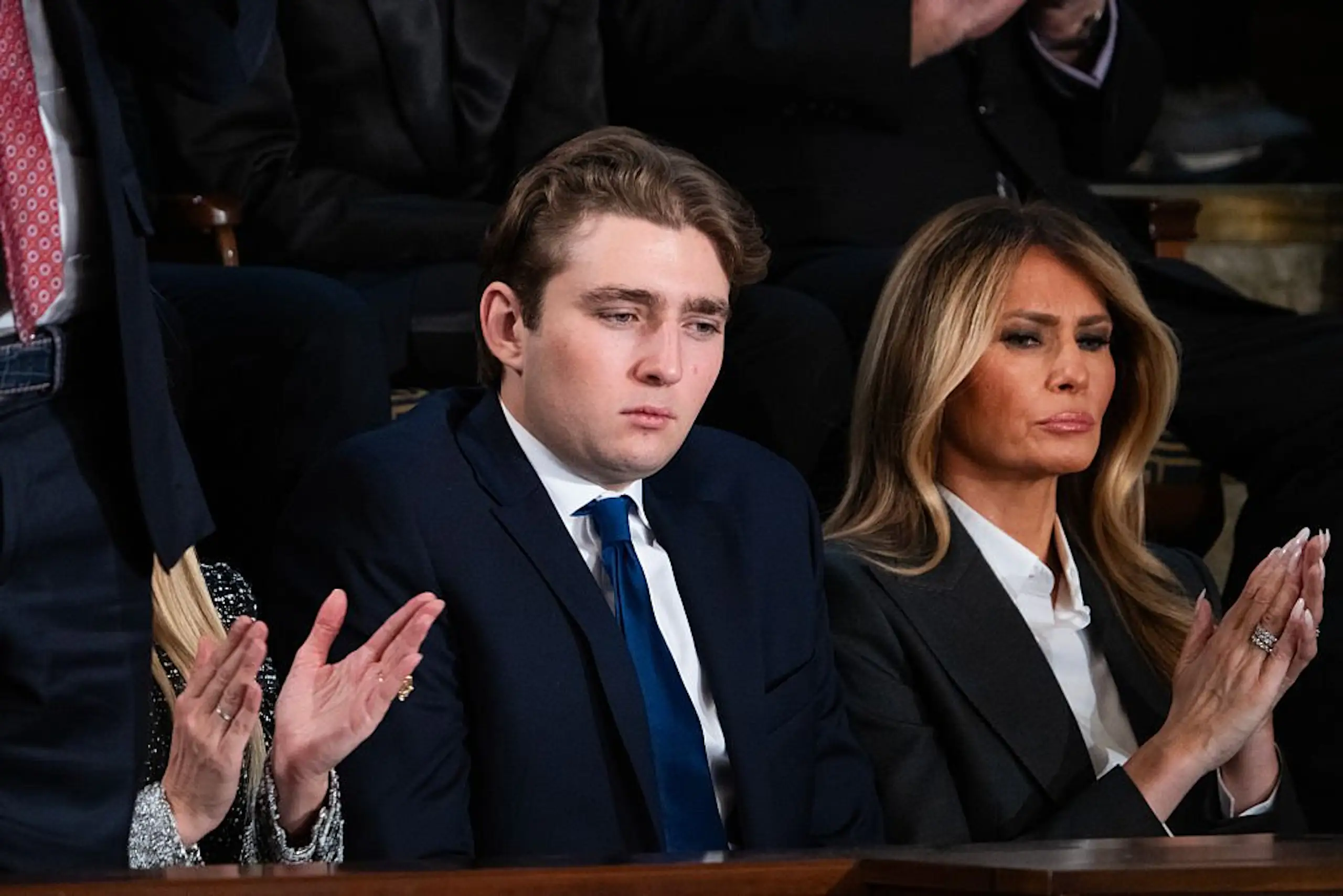 Melania made it very clear that Barron’s privacy is "non-negotiable". Credit: Tom Williams / Getty