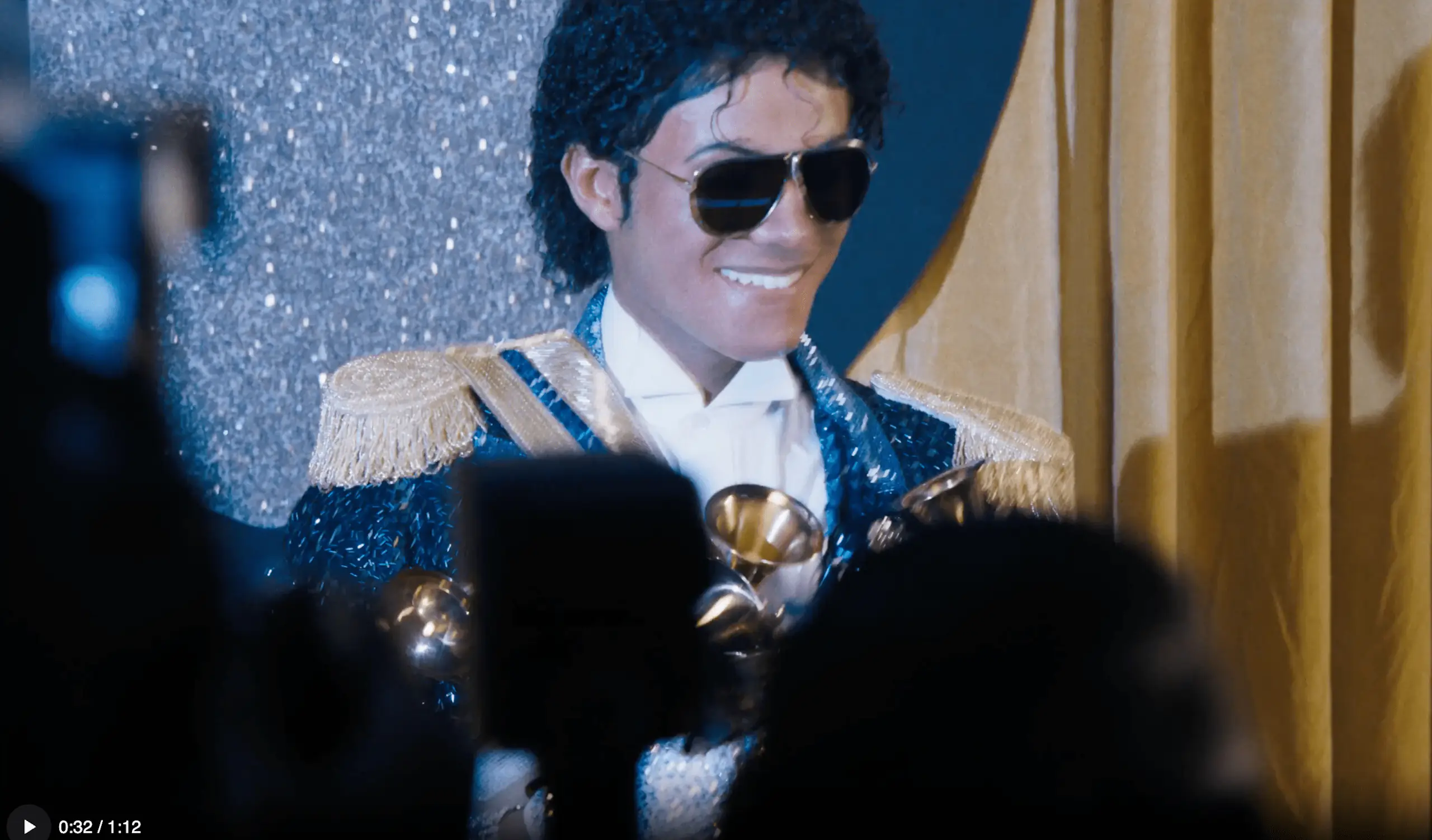 Jaafar Jackson as Michael Jackson. Credit: Lionsgate
