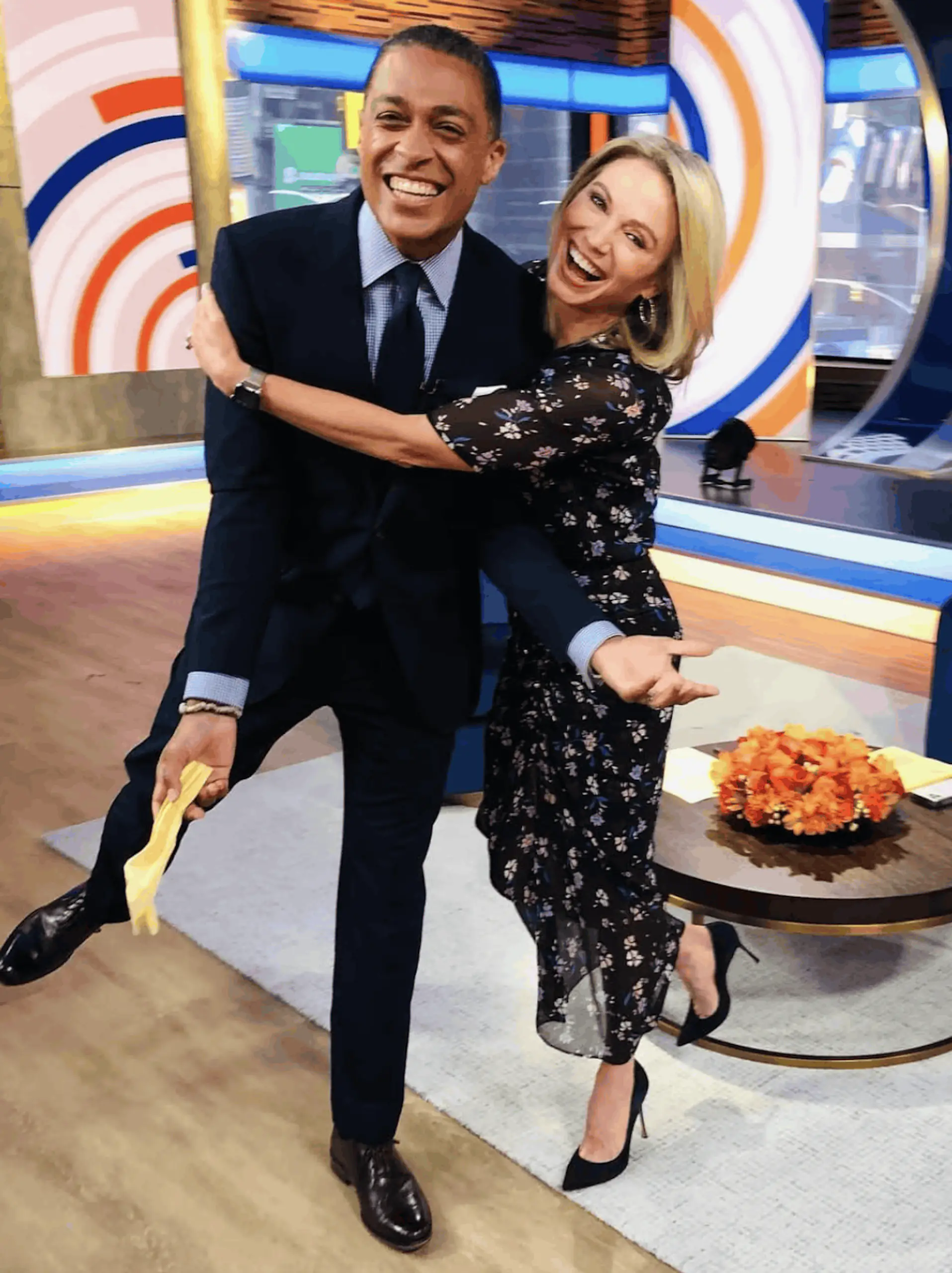 The news co-hosts' exes got together years after them. Credit: Instagram