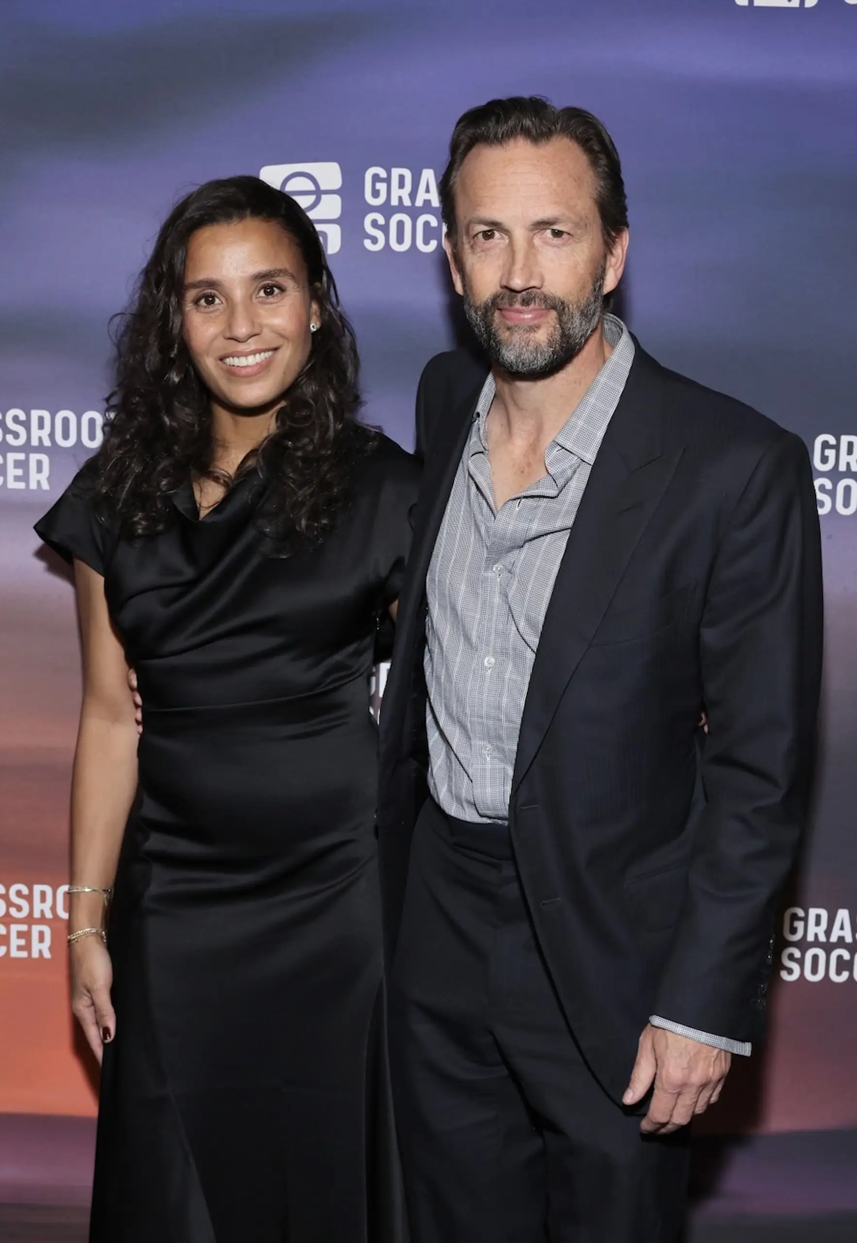 Marilee Fiebig and Andrew Shue are now engaged. Credit: Cindy Ord/Getty Images