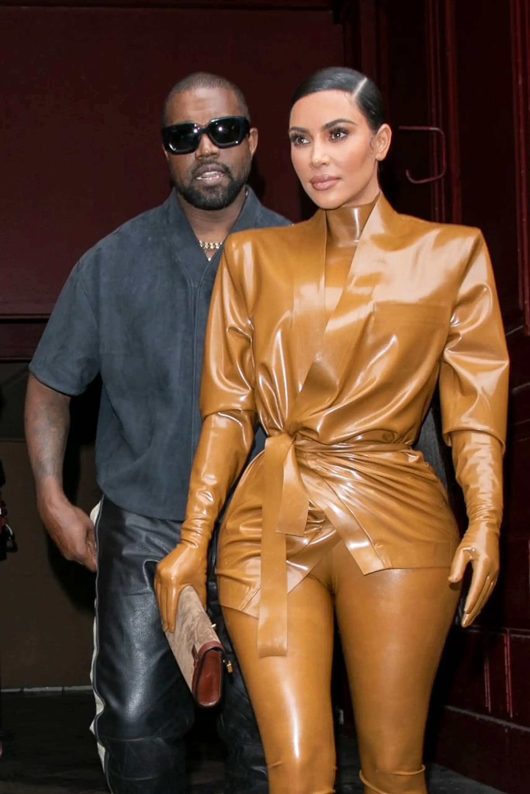 Kanye West with his ex-wife, Kim Kardashian.​ Credit: Marc Piasecki/Getty