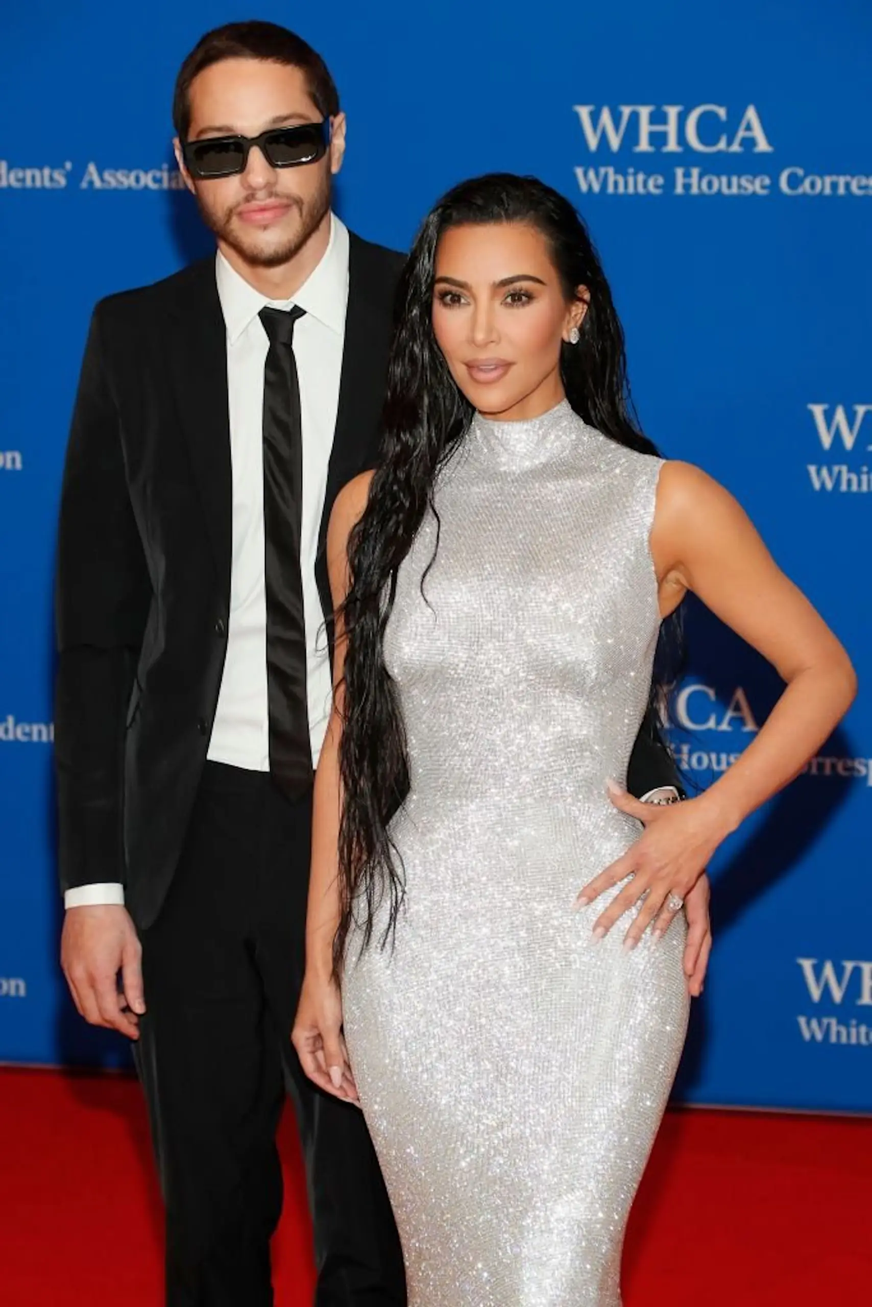 Kim Kardashian has commented on Pete Davidson's penis in the past. Credit: Paul Morigi / Getty