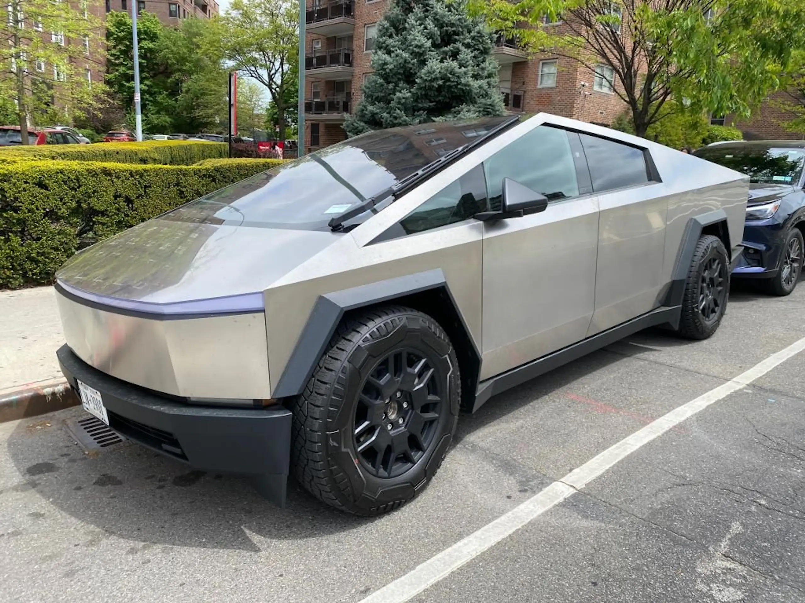 Musk's company Tesla makes cars that cost upwards of $100,000. Credit: UCG / Getty Images