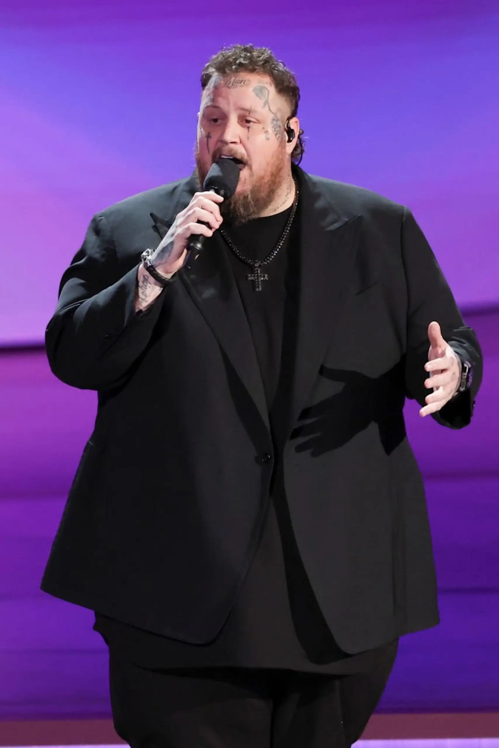 At his heaviest, the singer weighed 550lbs (249kg). Credit: Christopher Polk / Getty