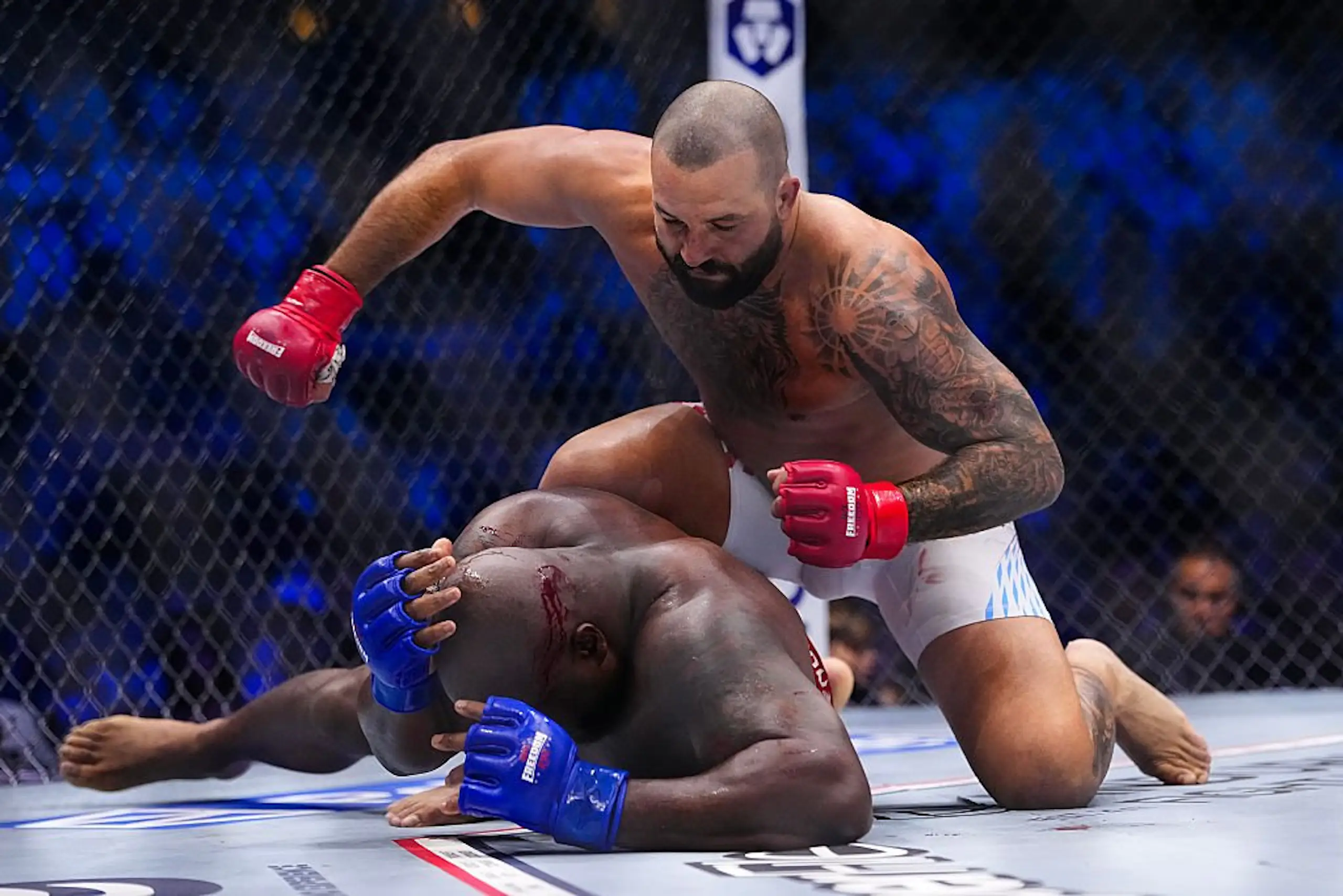 Josh Hokit won against Derrick Lewis. Credit: Chris Unger/Zuffa LLC/Getty Images