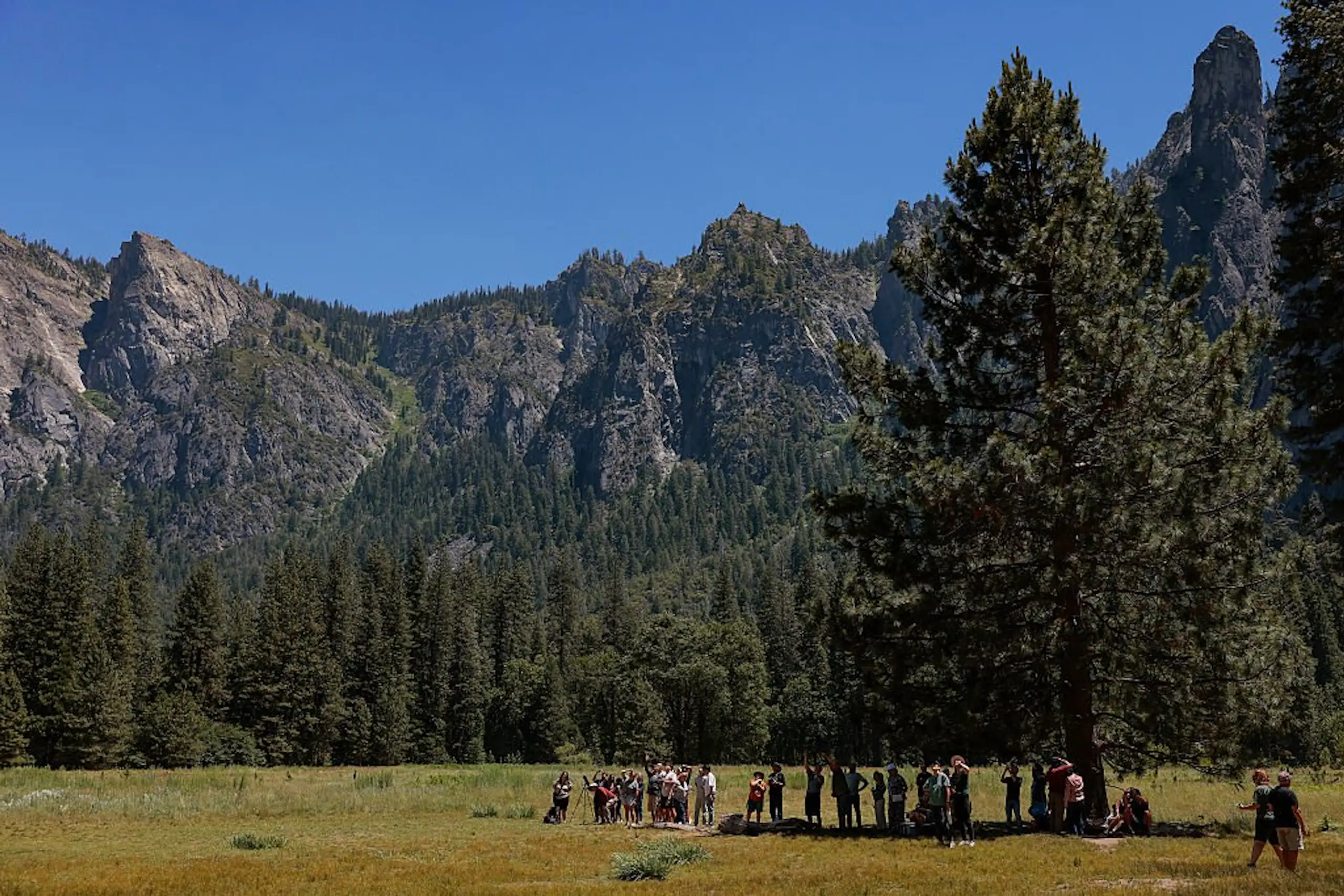 Yosemite is a popular holiday destination for climbers. Credit: Heather Diehl/Getty Images