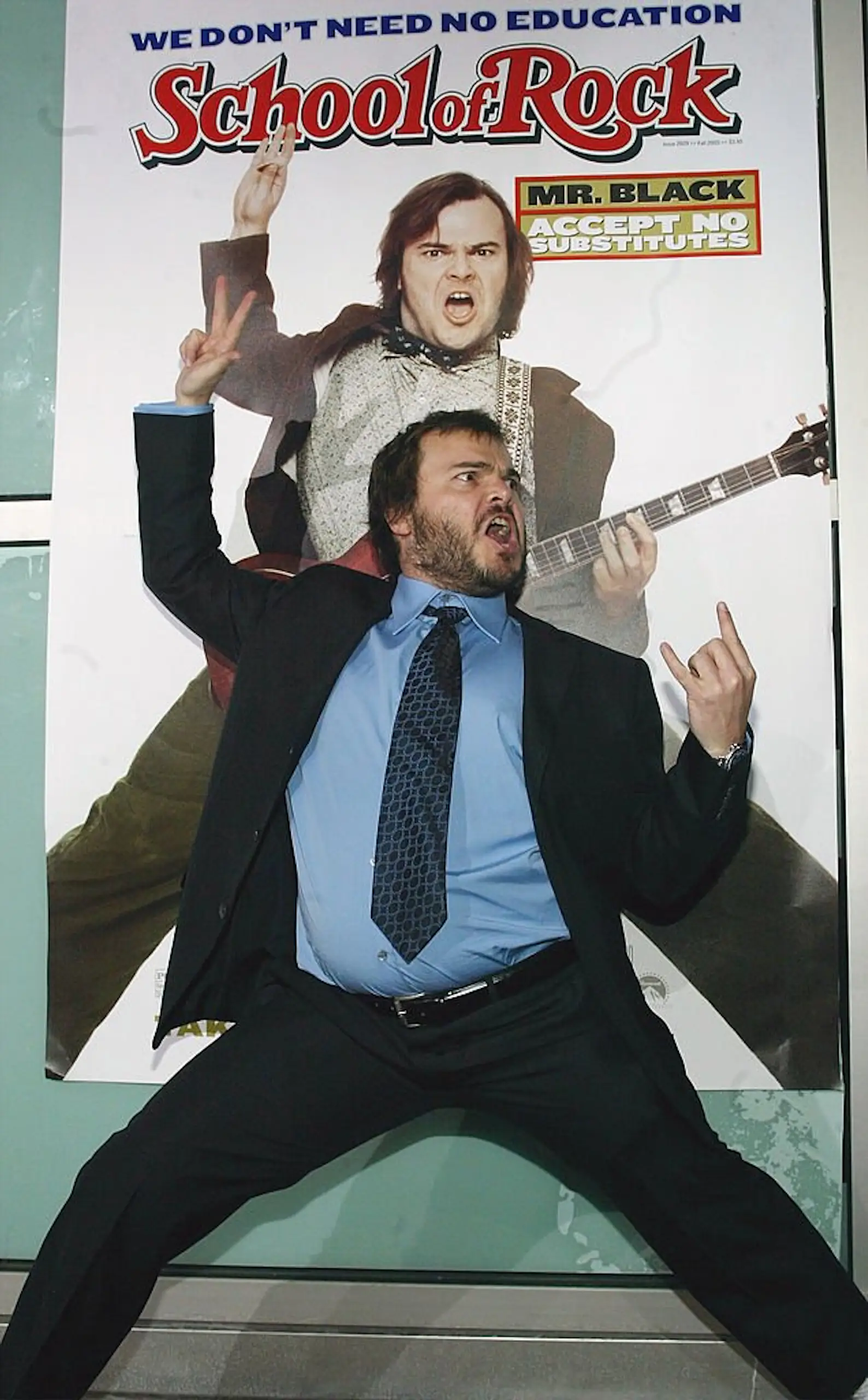 Jack Black was the main character in School of Rock. Credit: Frederick M. Brown/Getty Images