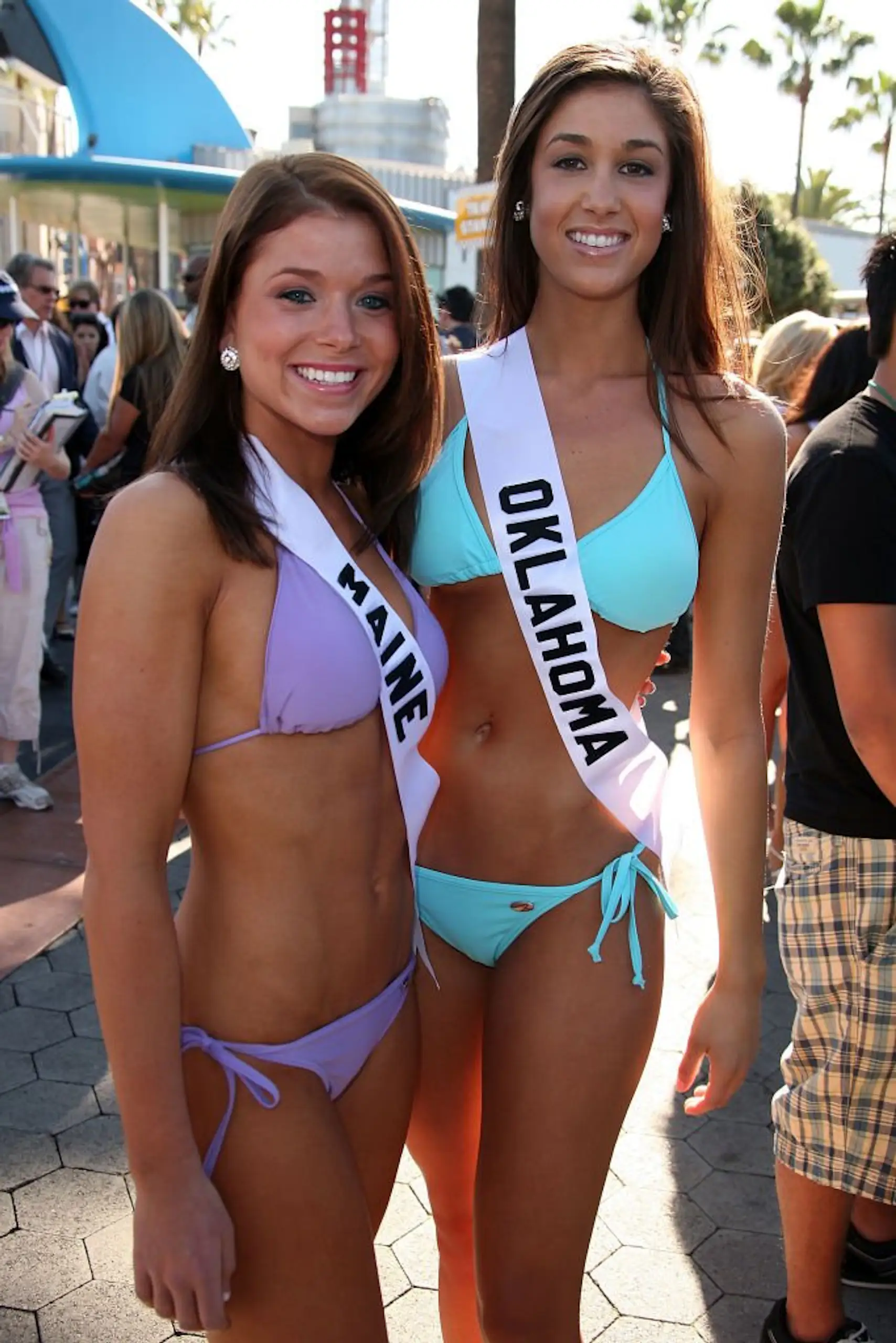 Caitlin Simmons Key was the former Miss Oklahoma. Credit: Chad Buchanan / Getty