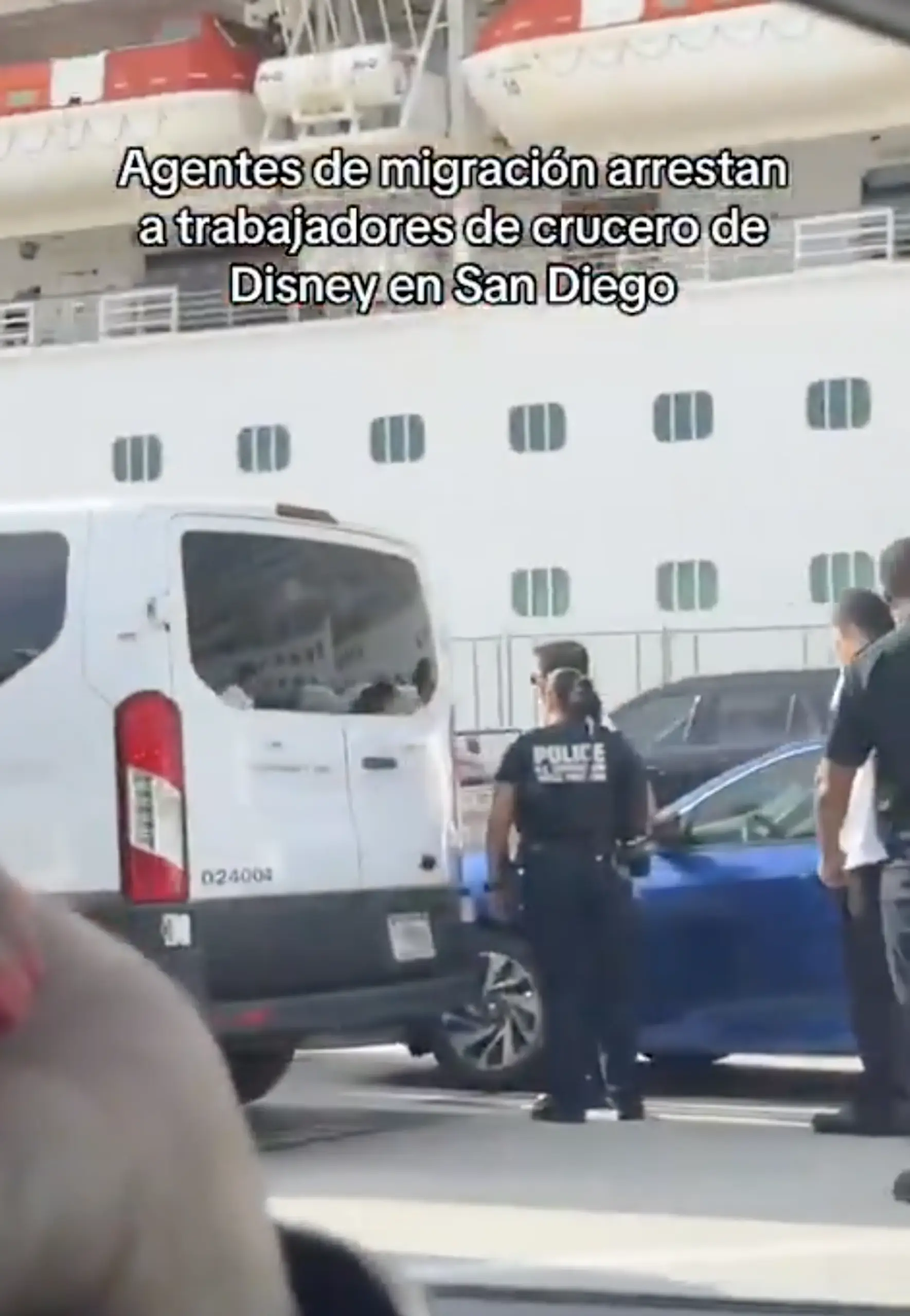  A video of the arrests did the rounds on social media. Credit: X/Breaking 911