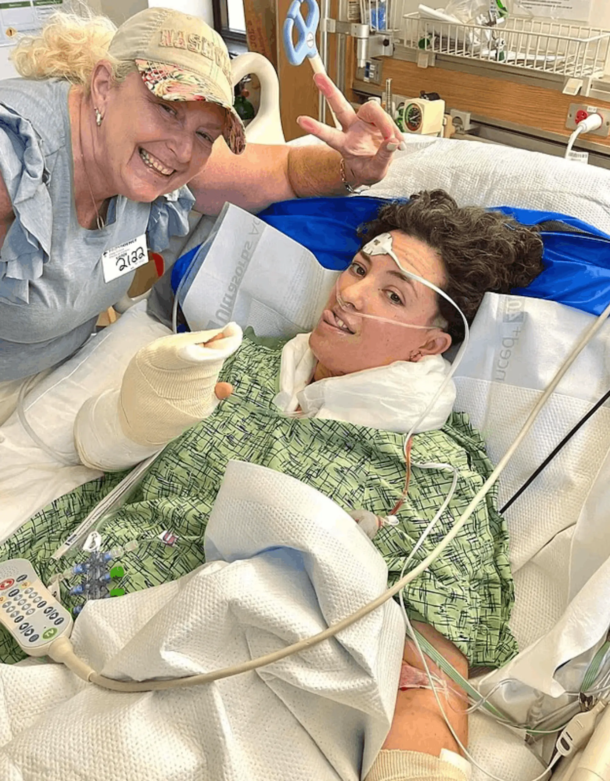Shehorn almost died as a result of her injuries. Credit: Facebook