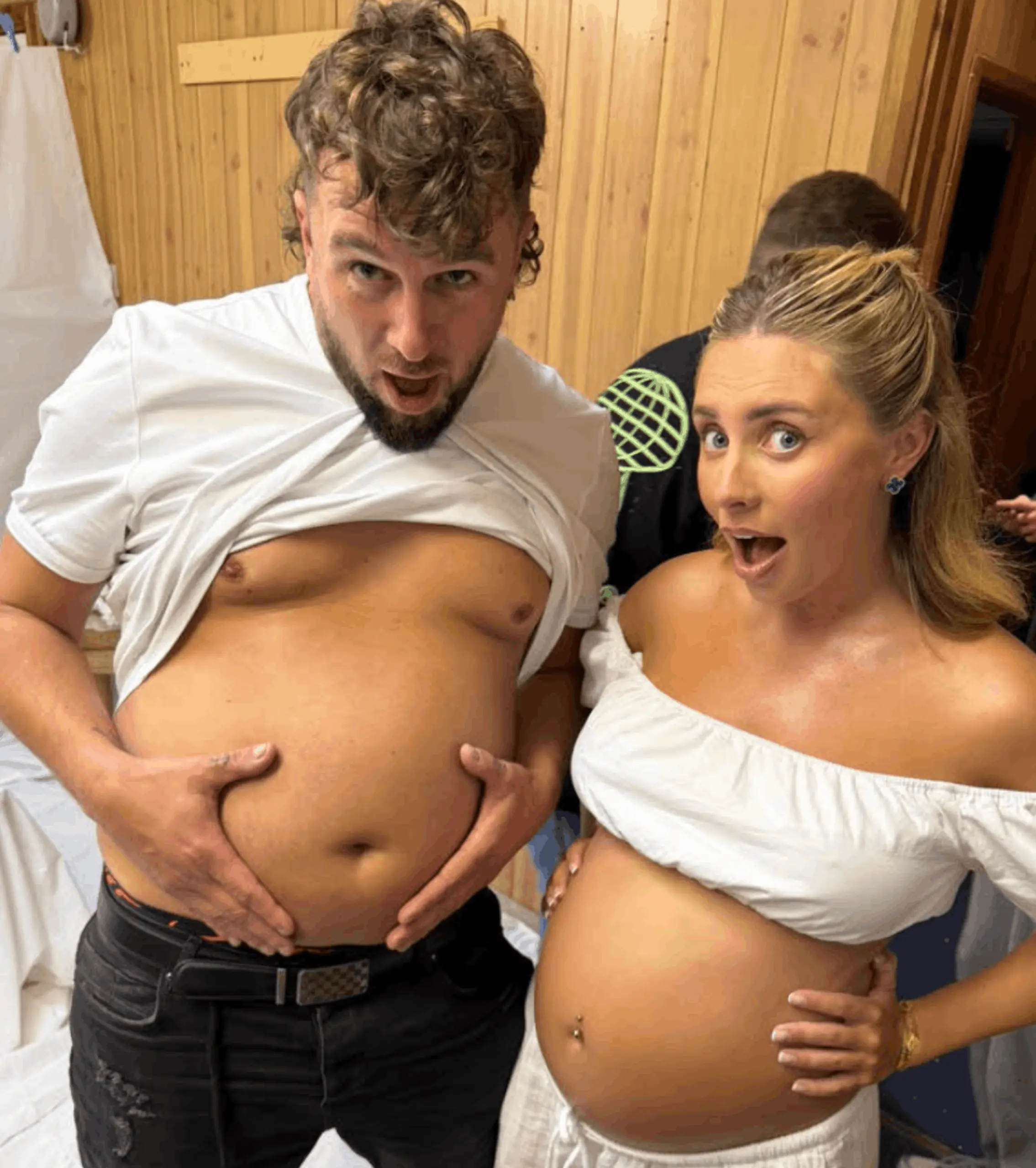 Owain Laing was proud to have attended Bonnie Blue's baby shower. Credit: Instagram / Owain Laing