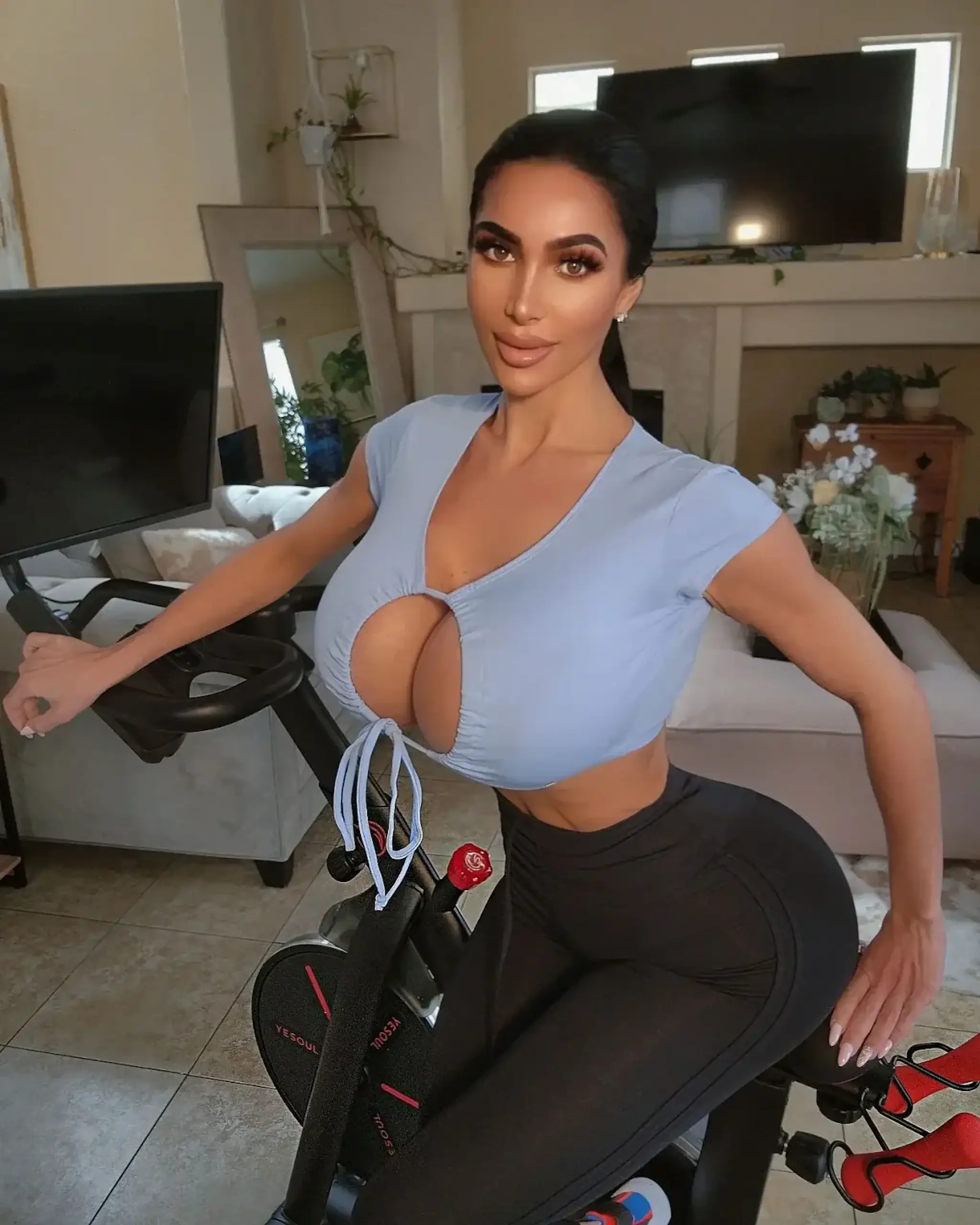 Christina Ashten Gourkani was known for her resemblance to Kim Kardashian. Credit: Christina Ashten Gourkani / Instagram